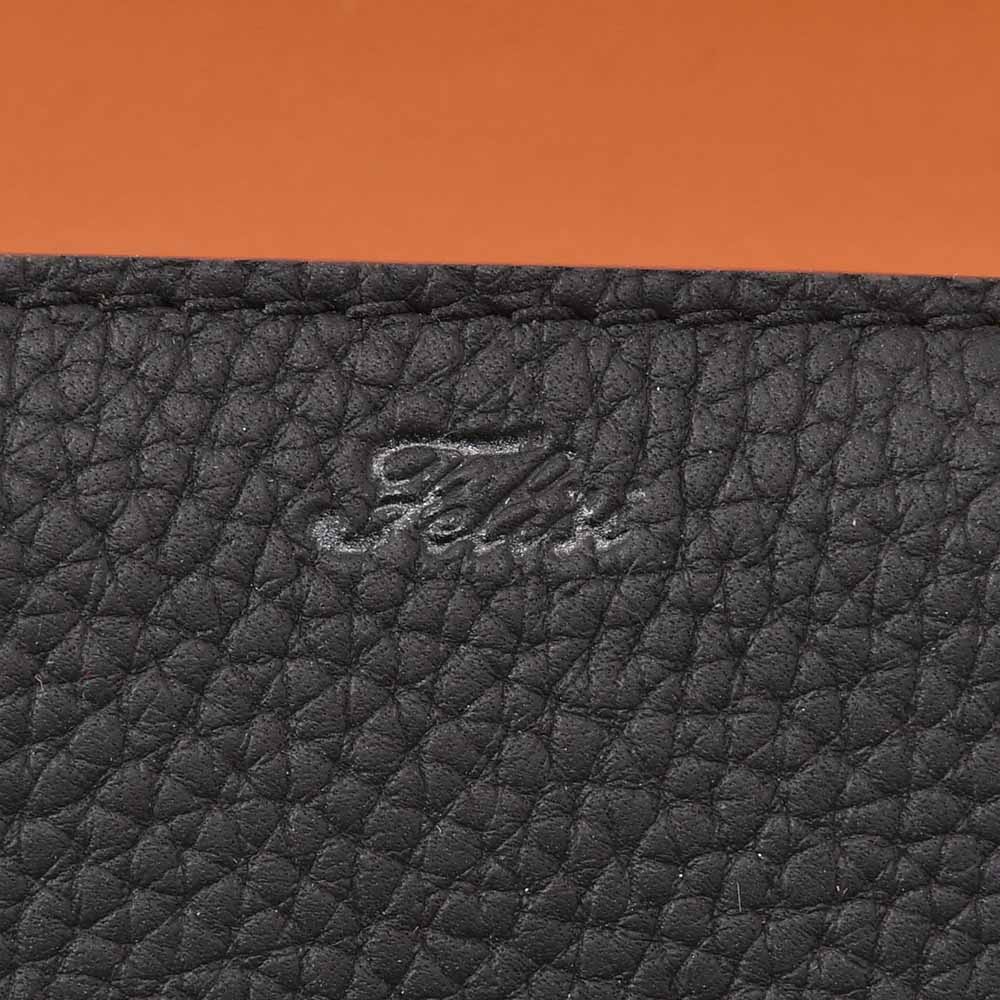 フェリージ Felisi コンパクトウォレット 男女兼用 ミニ財布 851/2/LD シュリンクレザー ブラック 黒 スリット入り札入れ 贈り物 ギフト 国内正規品の画像
