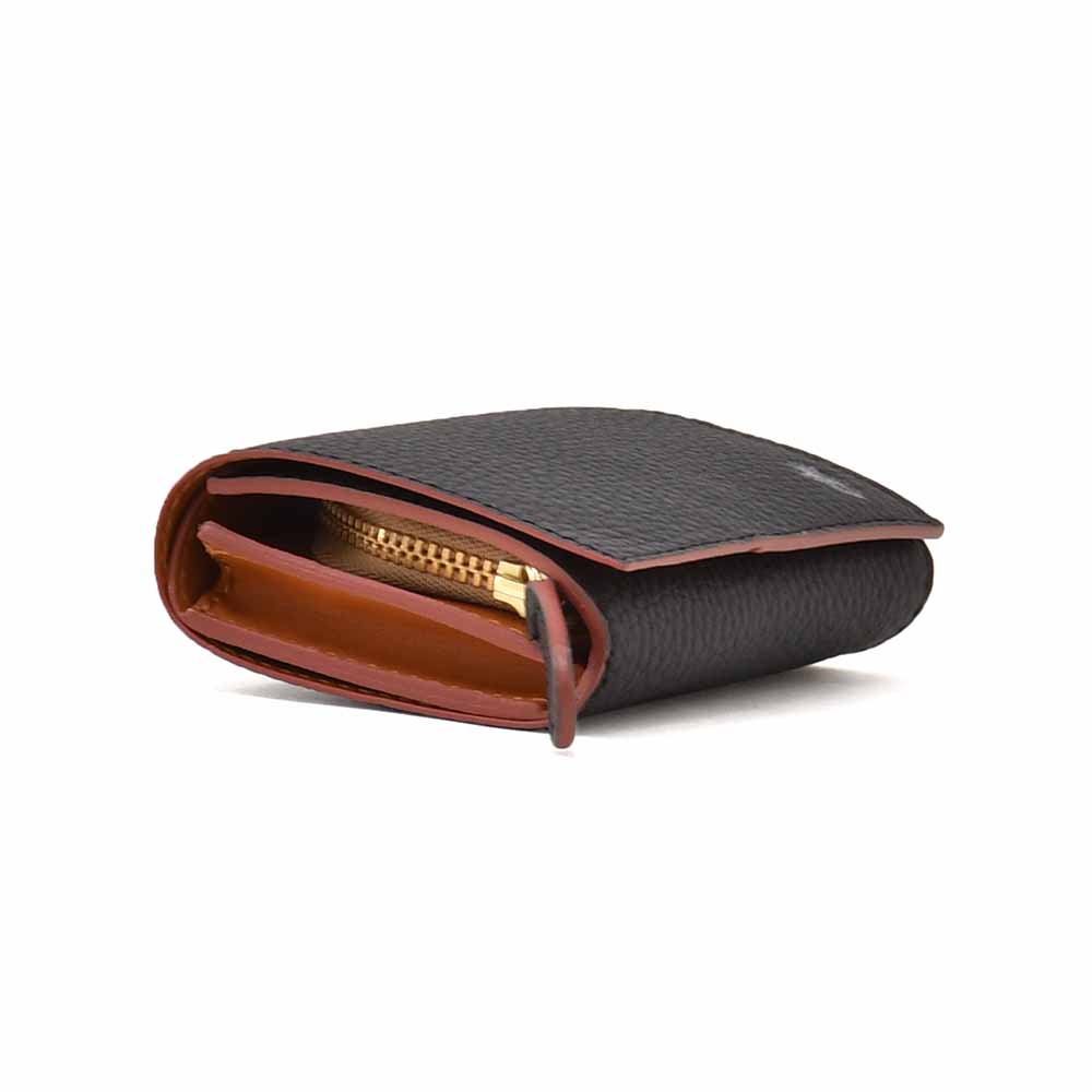 フェリージ Felisi コンパクトウォレット 男女兼用 ミニ財布 851/2/LD シュリンクレザー ブラック 黒 スリット入り札入れ 贈り物 ギフト 国内正規品の画像