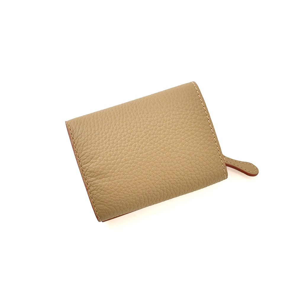 フェリージ Felisi コンパクトウォレット 男女兼用 ミニ財布 851/2/LD シュリンクレザー グレージュ スリット入り札入れ イタリア製 贈り物 ギフト 国内正規品の画像