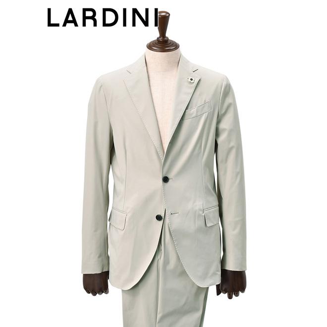 ラルディーニ　LARDINI ナイロンジャケット メンズ シングル 段返り3つボタン アイスグレー セットアップ ブート二エール付 国内正規品｜deradera