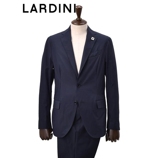 ラルディーニ　LARDINI ナイロンジャケット メンズ シングル 段返り3つボタン ネイビー セットアップ ブート二エール付 国内正規品｜deradera