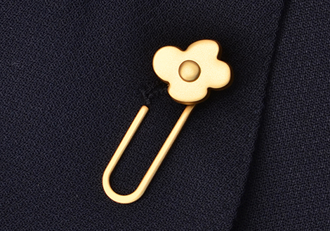 ラルディーニ LARDINI ブート二エール メンズ ラペルピン 花形クリップ