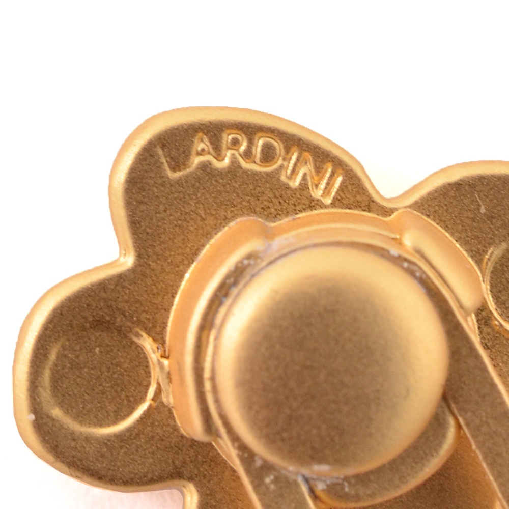LARDINI ラルディーニ ブートニエール クリップタイプ ゴールド LARDINI 【春夏新作/25ss】ラルディーニ ブートニエール