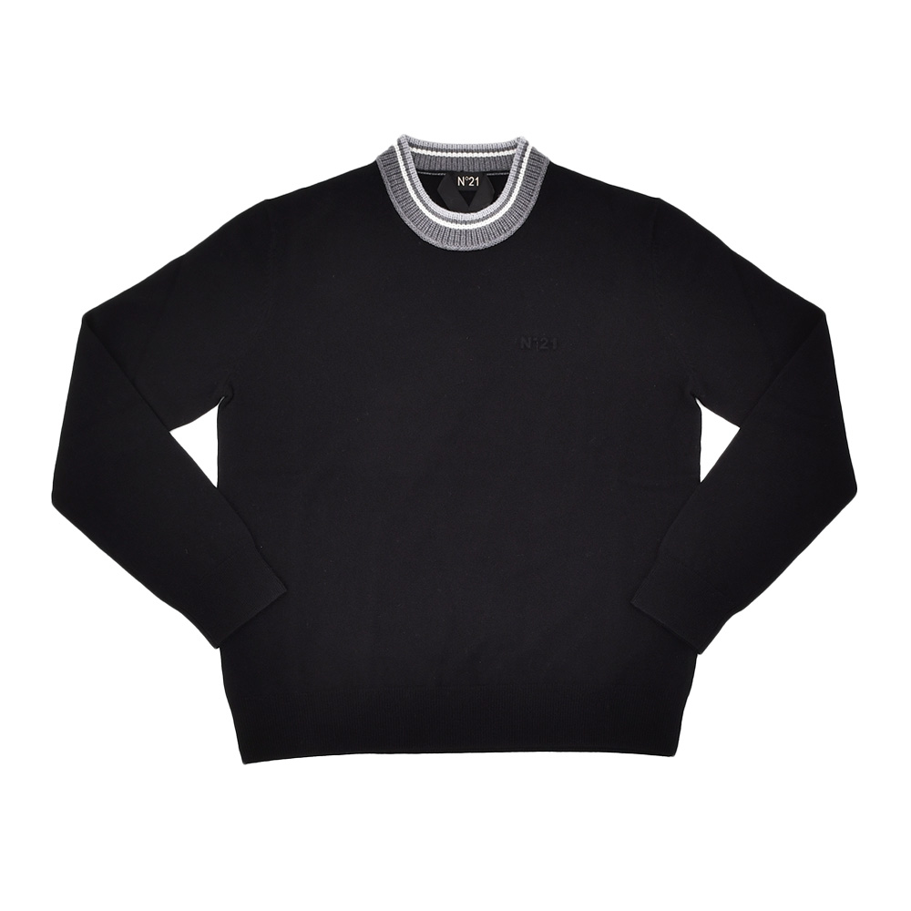 ヌメロ ヴェントゥーノ N°21 クルーネックニット メンズ 長袖セーター