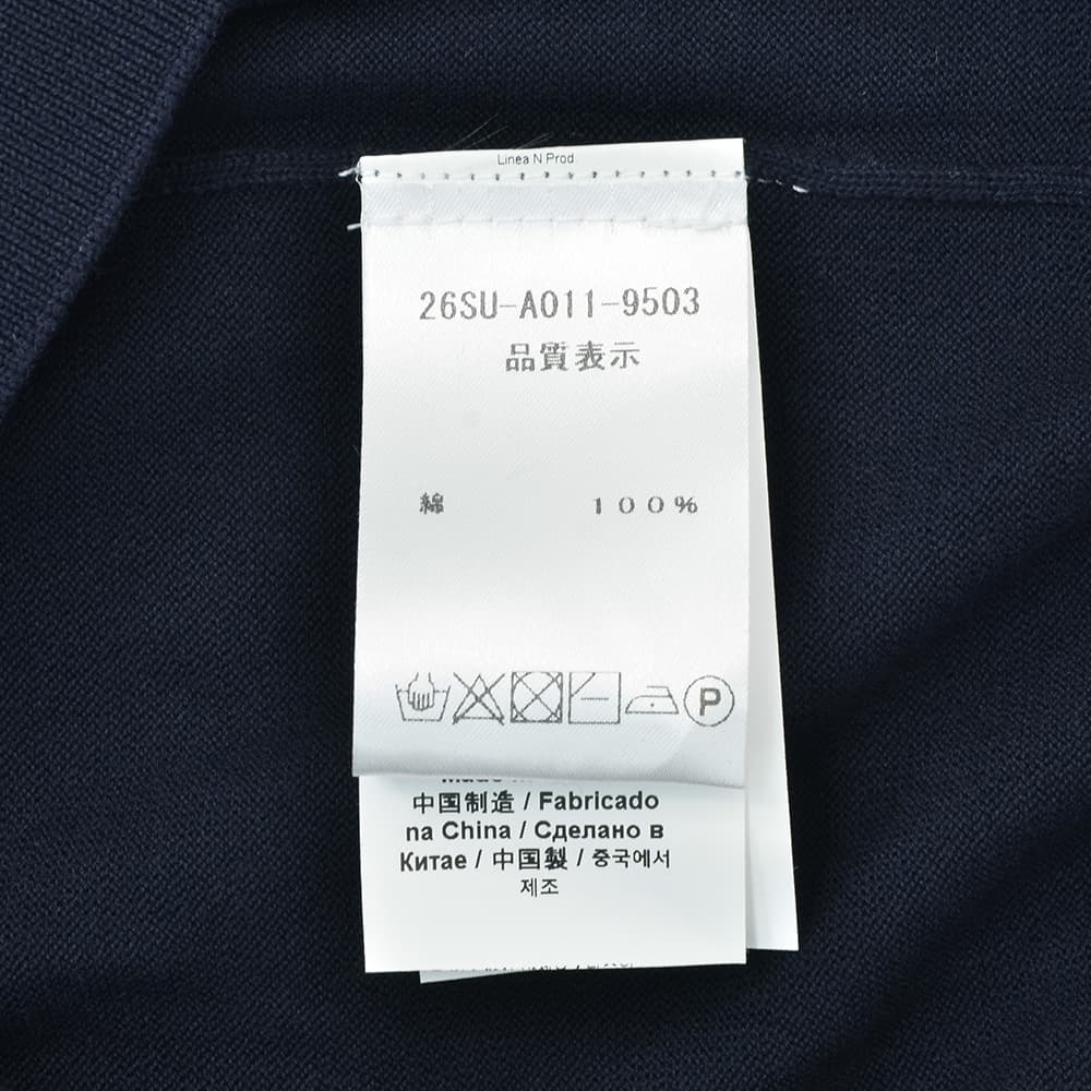 ヌメロ ヴェントゥーノ N°21 長袖サマーニット メンズ クルーネック