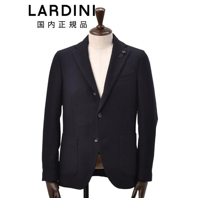 ラルディーニ LARDINI カジュアルジャケット メンズ 段返り3つ釦 ウールポリ ダークネイビー ADVANCE ブート二エール付 国内正規品 でらでら 公式ブランド｜deradera