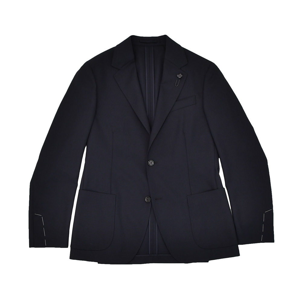 ラルディーニ LARDINI ジャケット メンズ 2Bジャケット 紺ブレ ウール