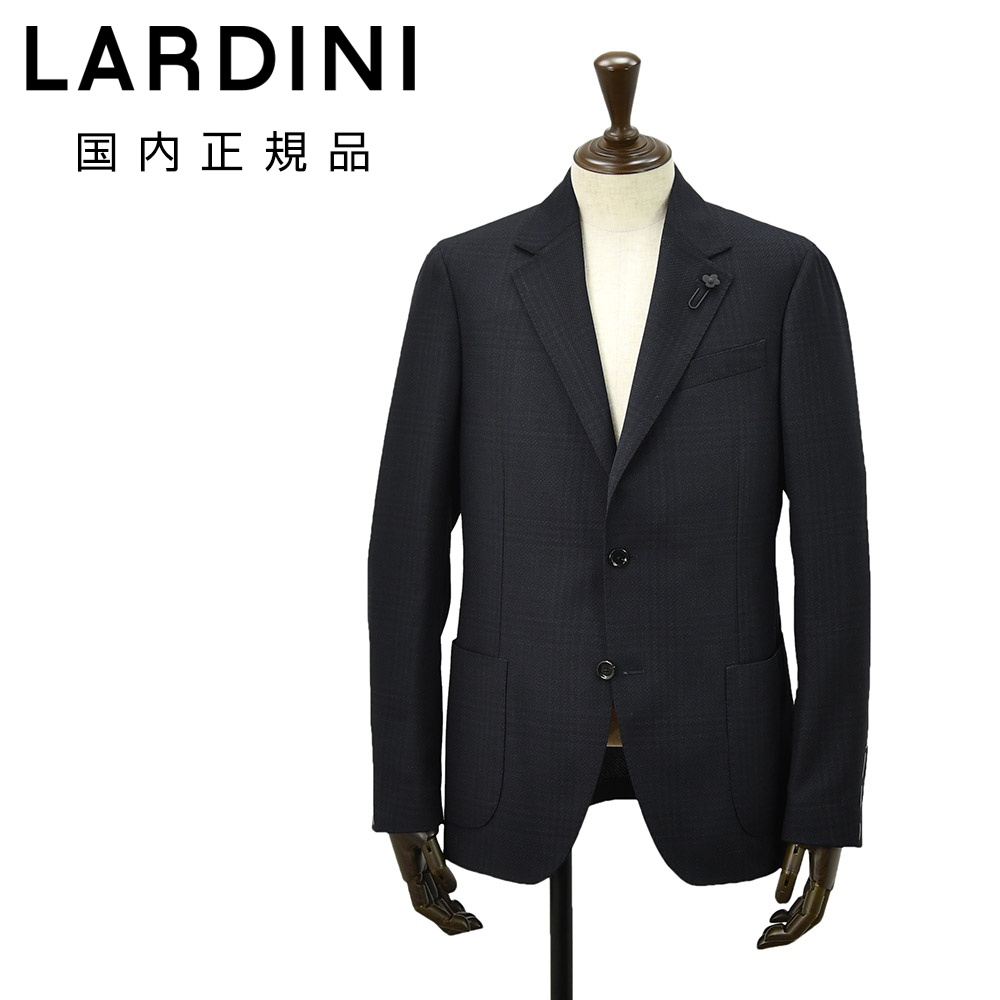 LARDINI（ラルディーニ） チェック柄テーラードジャケット メンズ
