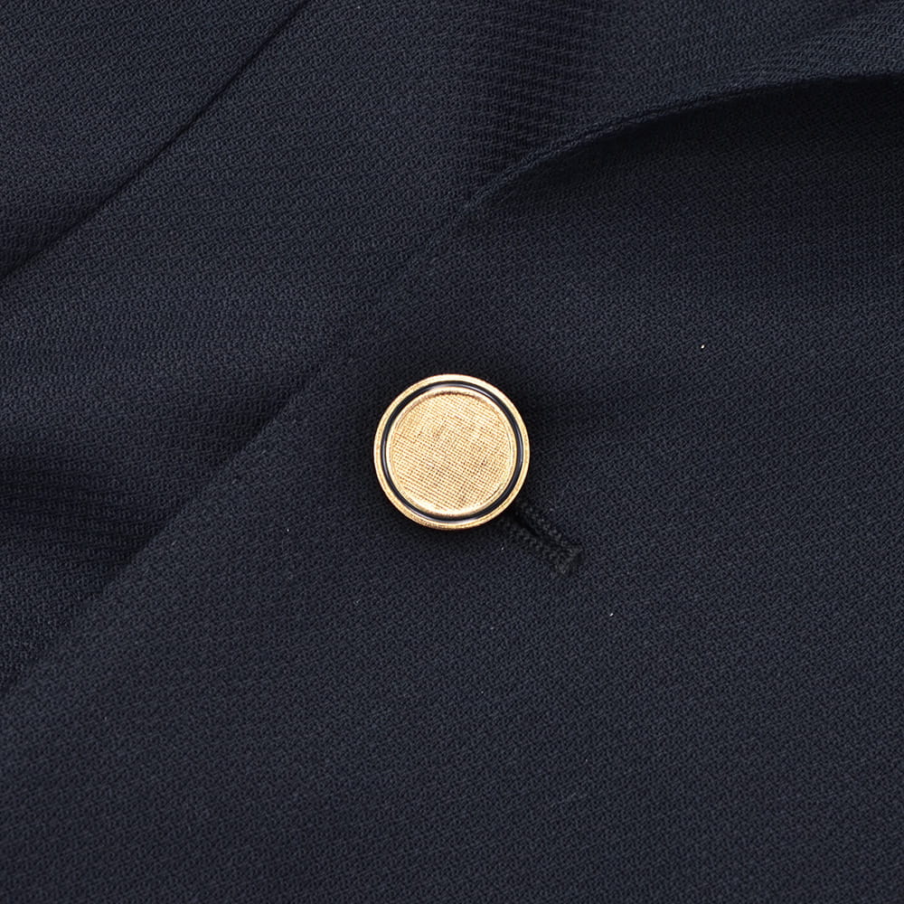 ラルディーニ LARDINI カジュアルジャケット メンズ 6つ釦 ダブルブレスト A6203HQ ウールポリ ネイビー 紺 アンフィニッシュ袖 ボタン付け代金込み 国内正規品の画像