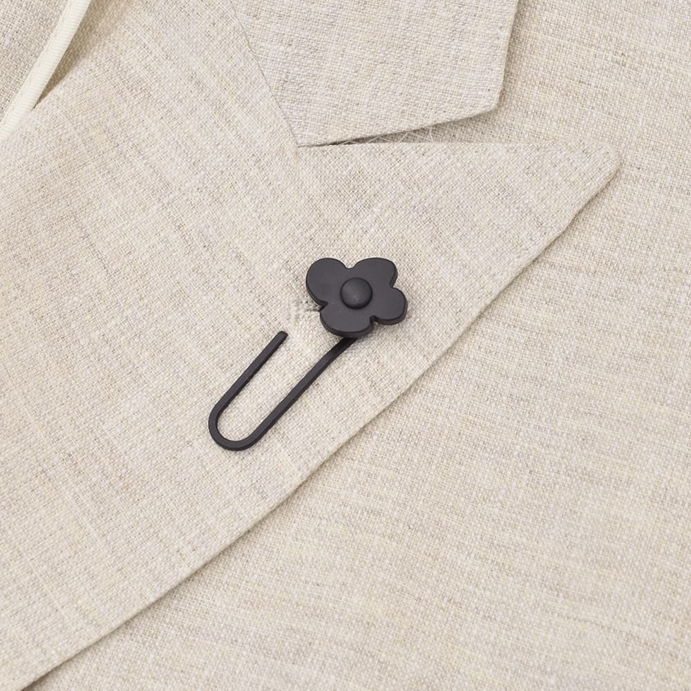 ラルディーニ LARDINI カジュアルジャケット メンズ 6つ釦 ダブルブレスト A6203Q リネンコットン ベージュ アンフィニッシュ袖 ボタン付け代金込み 国内正規品の画像