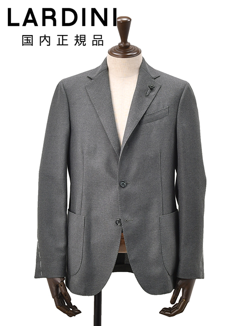 ラルディーニ LARDINI ウールホップサックジャケット メンズ 段返り3つ