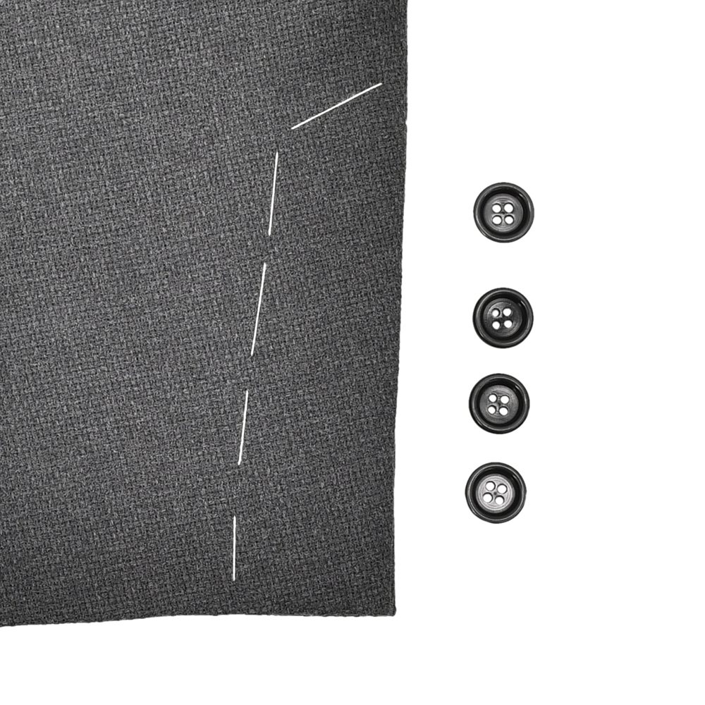 ラルディーニ LARDINI ウールホップサックジャケット メンズ 段返り3つ