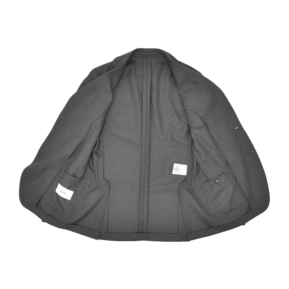 ラルディーニ LARDINI ウールホップサックジャケット メンズ 段返り3つ