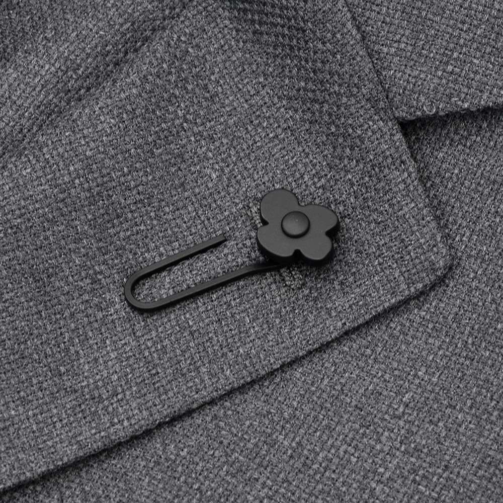 ラルディーニ LARDINI ウールホップサックジャケット メンズ 段返り3つ