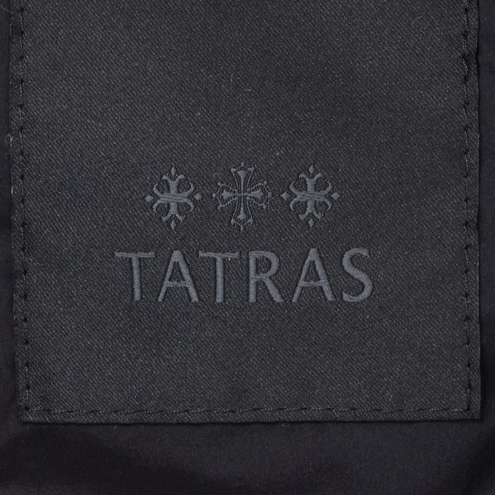 タトラス TATRAS ダウンジャケット メンズ フーディーダウンアウター ACATE アカテ マットナイロン ブラック 黒 オーバーサイズ 撥水加工 国内正規品の画像