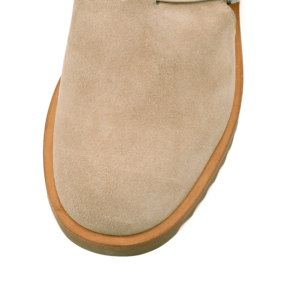 パラブーツ PARABOOT レザーサンダル メンズ ミュールタイプサンダル アテネ ATHENES カーフスエード グレージュ スポーツソール 国内正規品の画像