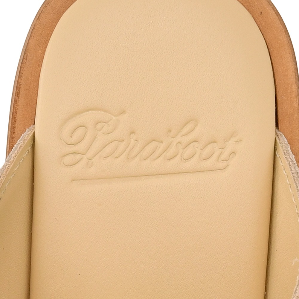パラブーツ PARABOOT レザーサンダル メンズ ミュールタイプサンダル アテネ ATHENES カーフスエード グレージュ スポーツソール 国内正規品の画像