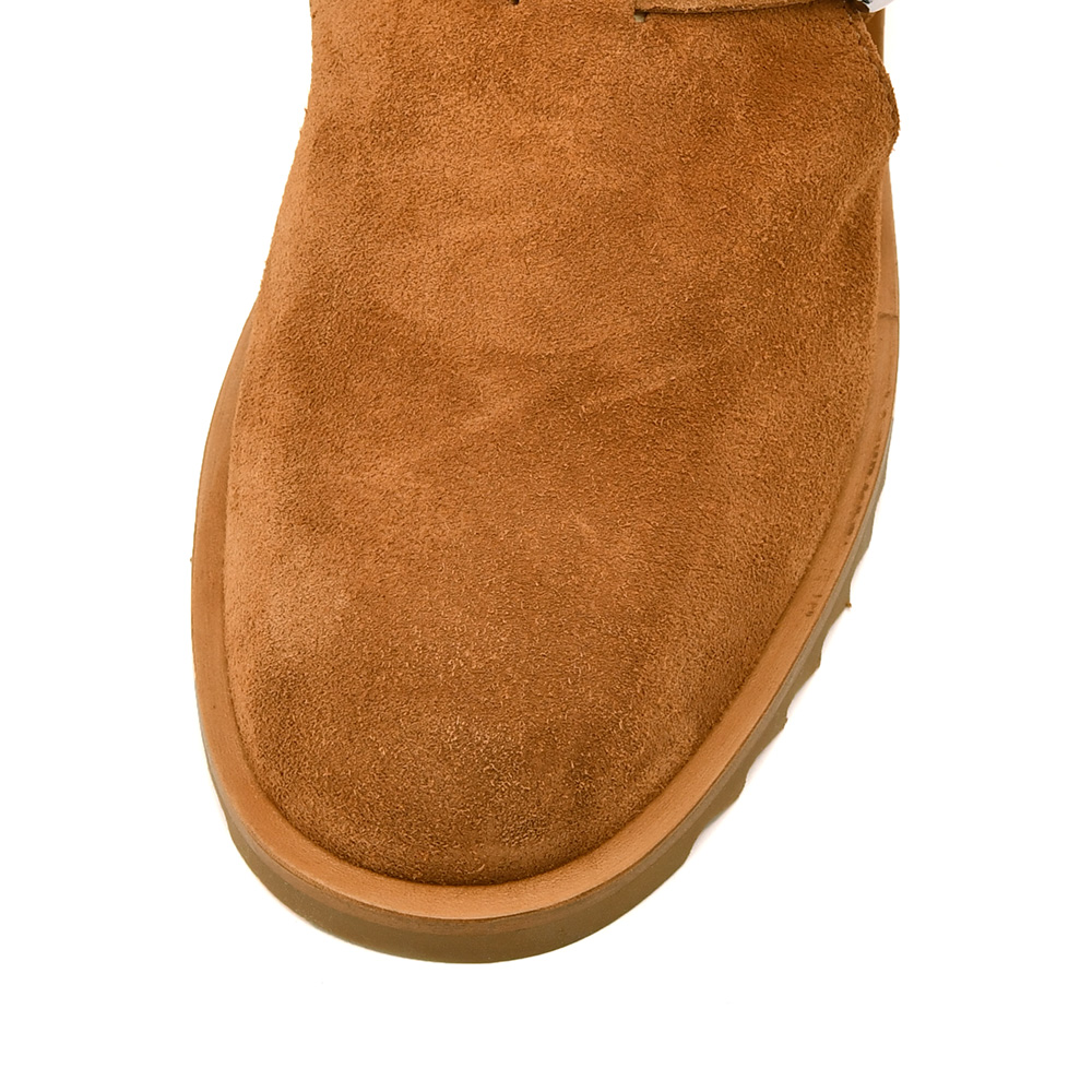 パラブーツ PARABOOT レザーサンダル メンズ ミュールタイプサンダル アテネ ATHENES カーフスエード コニャックブラウン スポーツソール 国内正規品の画像
