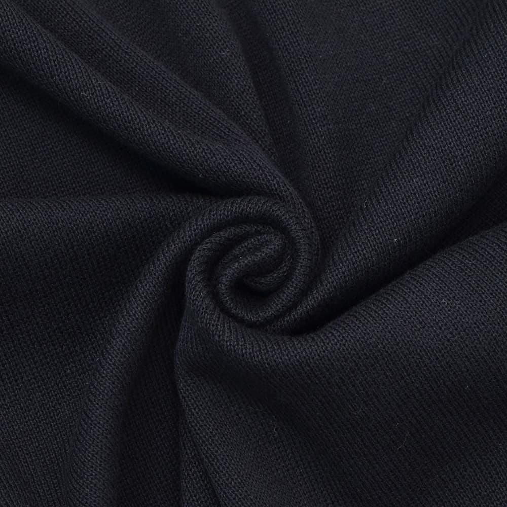 ラルディーニ LARDINI ニットジャケット メンズ 2つ釦シングルフロント CNCJLJM56 コットン100% ミラノリブ ブラック 黒 カーディガン 国内正規品の画像