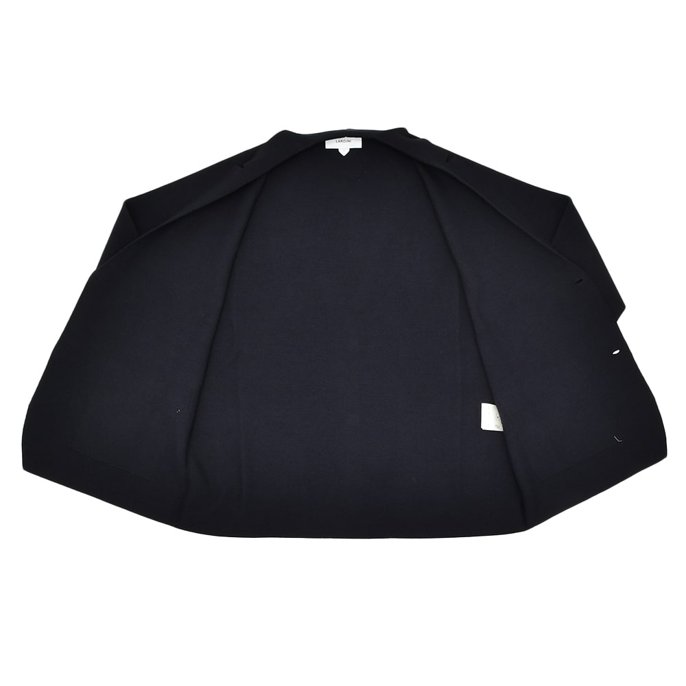 ラルディーニ LARDINI カジュアルジャケット メンズ ウールシルク カシミヤ混 ネイビー 紺 ALJM8903 ニットカーディガン ブートニエール 国内正規品の画像