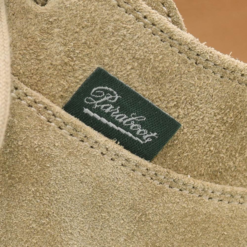パラブーツ PARABOOT アンクル丈ブーツ メンズ Uチップシューズ AVIGNON アヴィニョン ライトベージュ ベロアスエード ARIOソール 国内正規品の画像