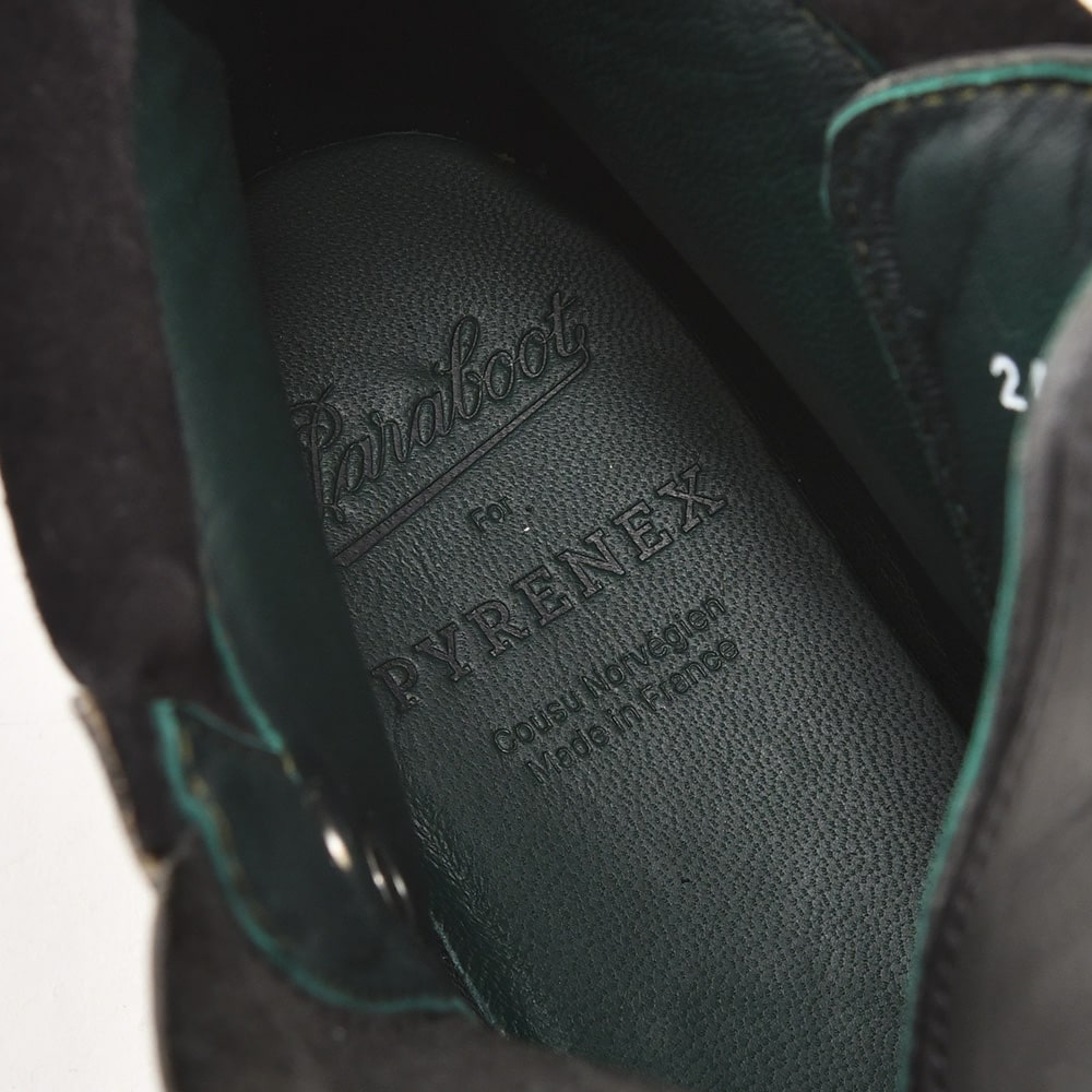 パラブーツ×ピレネックス PARABOOT×PYRENEX クライミングブーツ メンズ AVORIAZ アヴォリアーズ トレッキング靴 コラボ ブラック 国内正規品の画像