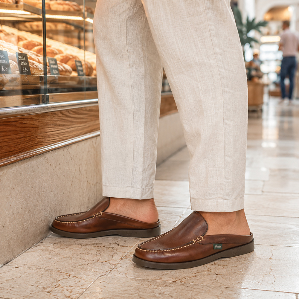 Paraboot（パラブーツ） レザーサンダル メンズ スリッポン型 BAHAMAS