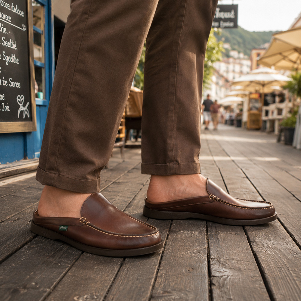 Paraboot（パラブーツ） レザーサンダル メンズ スリッポン型 BAHAMAS