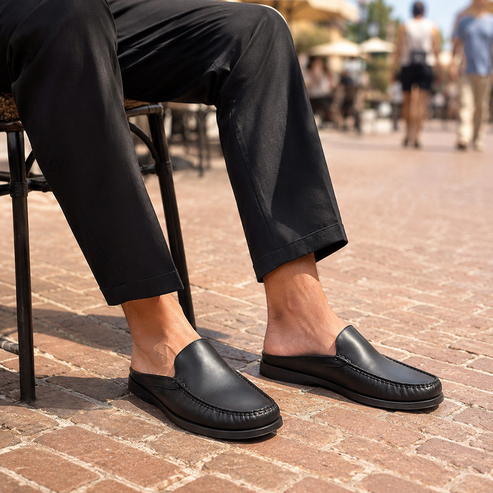 Paraboot（パラブーツ） レザーサンダル メンズ スリッポン型 BAHAMAS