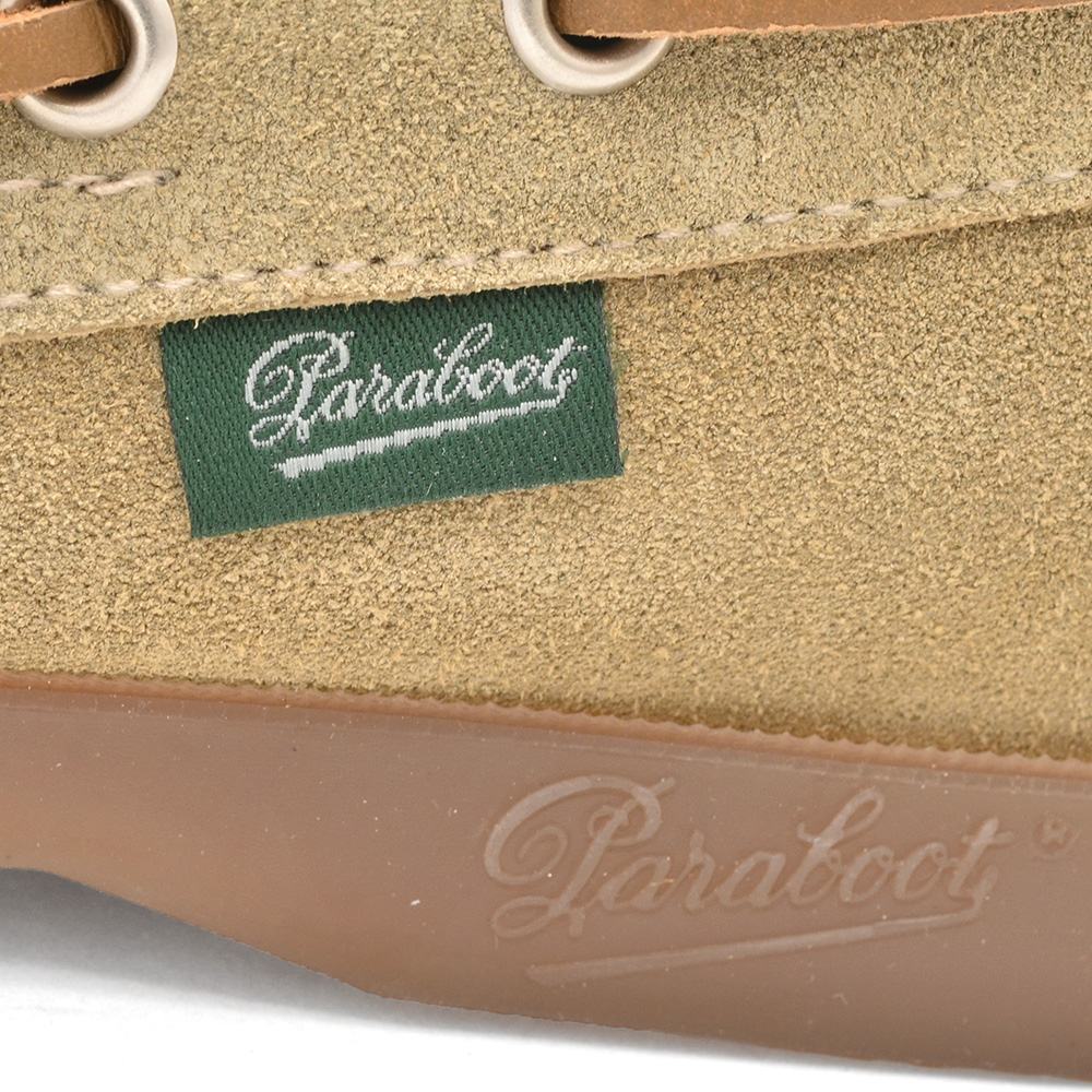 パラブーツ PARABOOT デッキシューズ メンズ BARTH バース サンドベージュ MARINEソール スエードレザー スリッポン ブレイク製法 国内正規品の画像