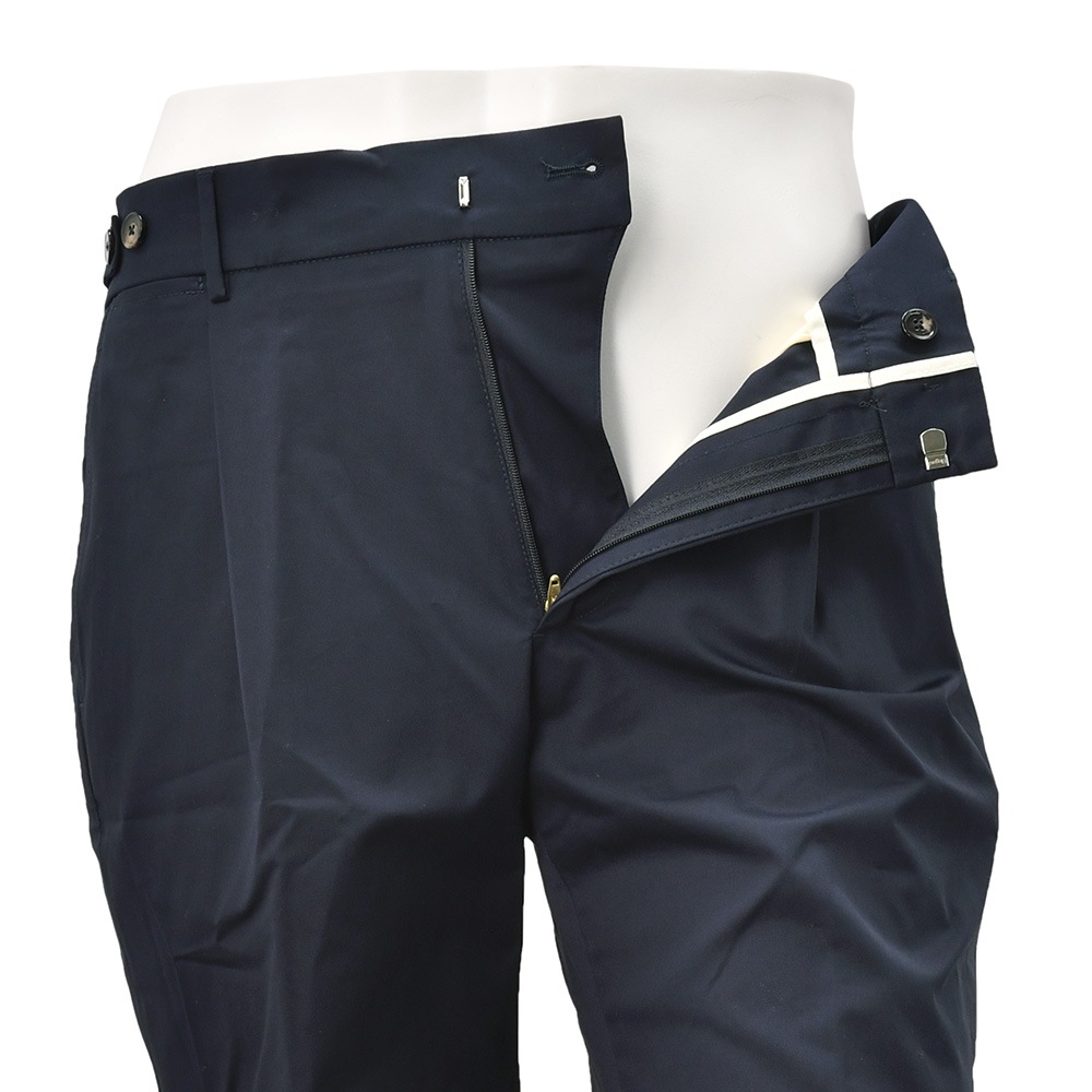 【美品】ベルウィッチ sake2p ストレッチパンツ ネイビー 48 美品】ベルウィッチ sake2p ストレッチパンツ ネイビー 48 楽天