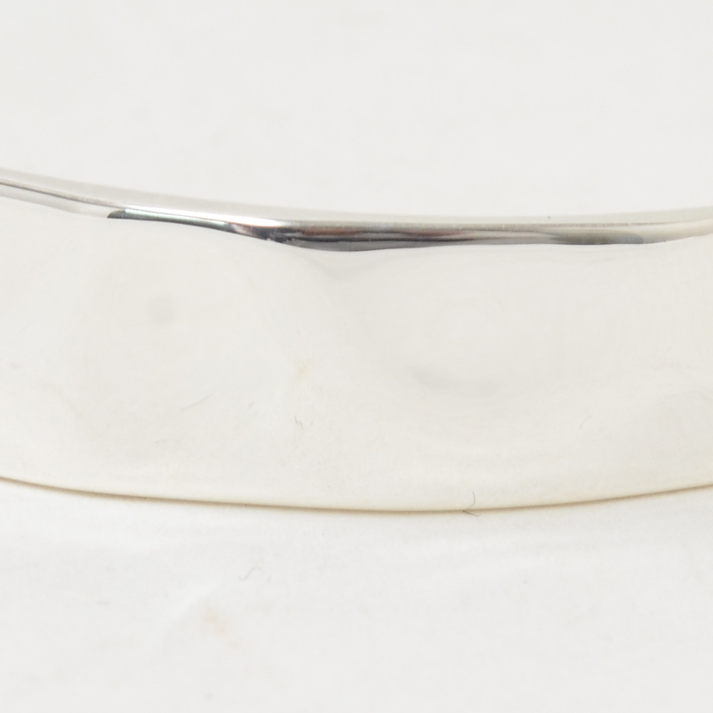 フィリップ オーディベール PHILIPPE AUDIBERT バングル メンズ SOLAR BRACELET シンプルデザイン 真鍮ブレスレット シルバーメッキ 国内正規品の画像