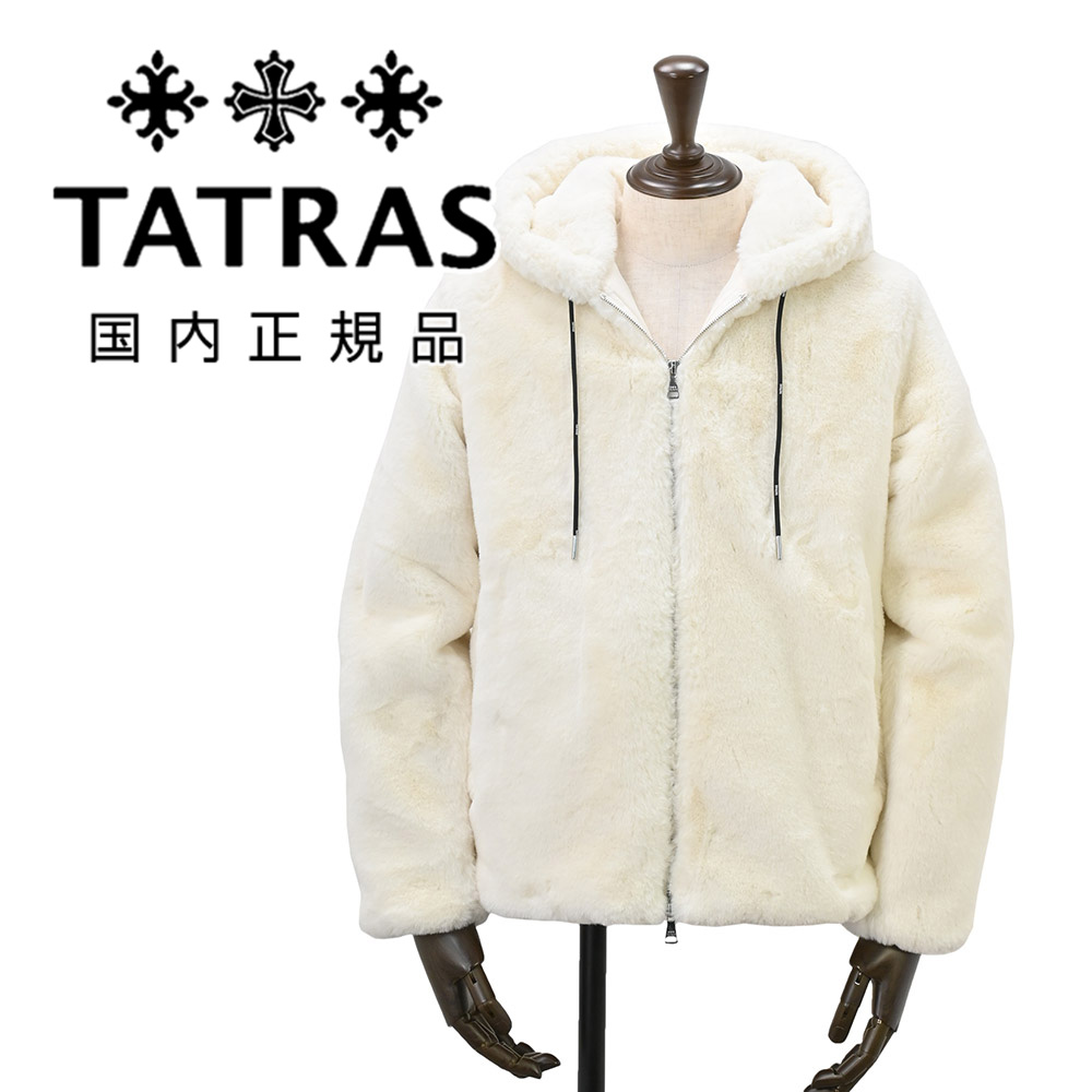 タトラス TATRAS フーディーボアブルゾン メンズ ジップアップブルゾン