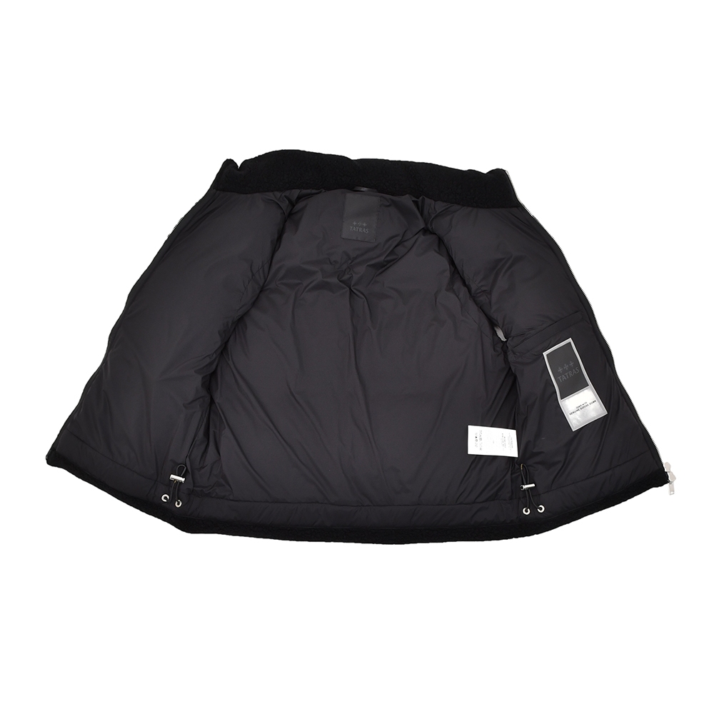 タトラス TATRAS ボアダウンベスト メンズ ダウンアウター BRONTE ブロンテ ノンミュールジングウール×ナイロン ブラック 黒 スタンドネック 国内正規品 |  | 06