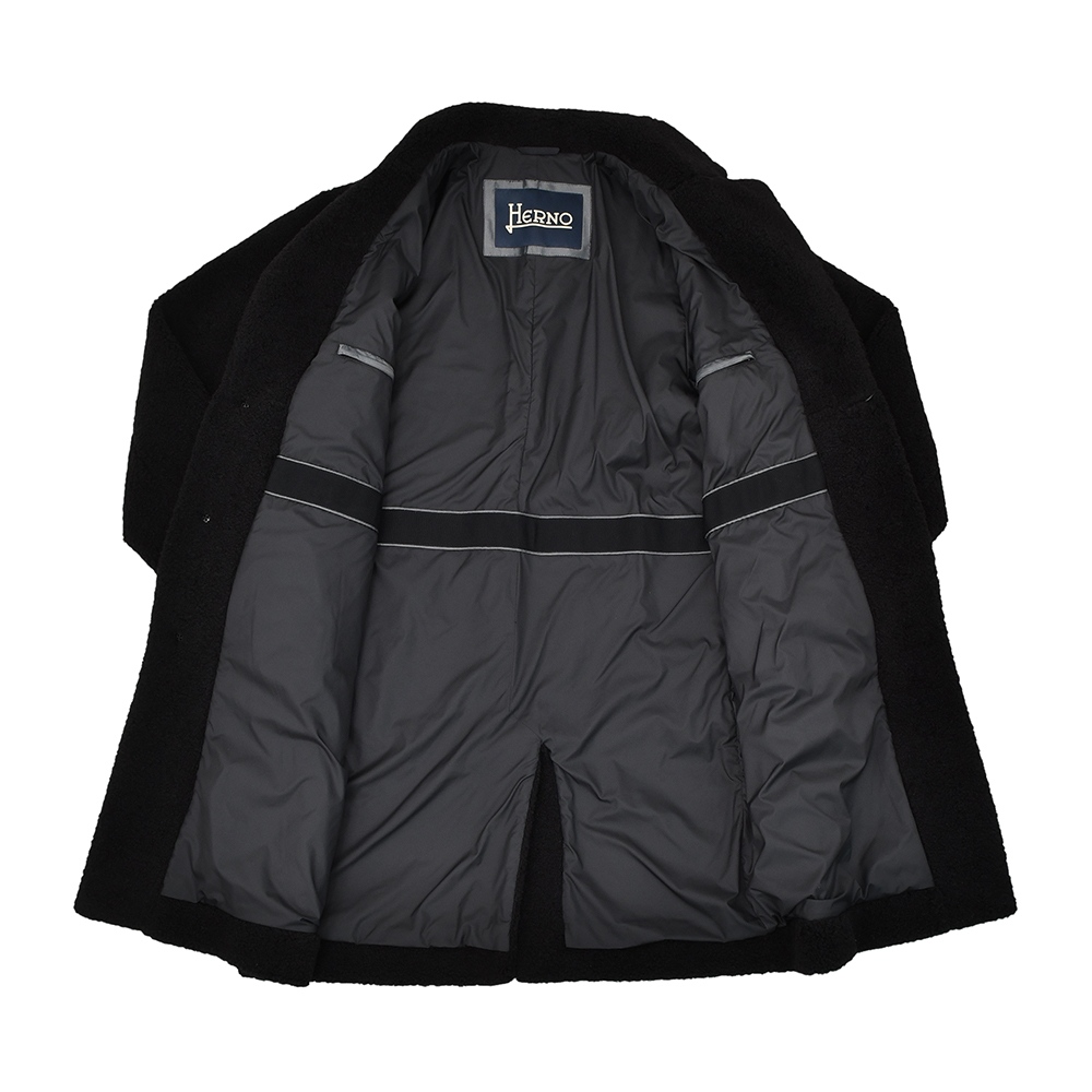 HERNO ボアチェスターコート メンズ HERNO（ヘルノ） ボアチェスターコート メンズ エコファーアウター