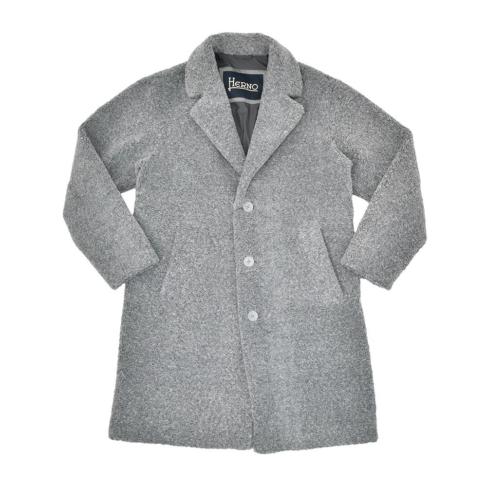 HERNO（ヘルノ） ボアチェスターコート メンズ エコファーアウター