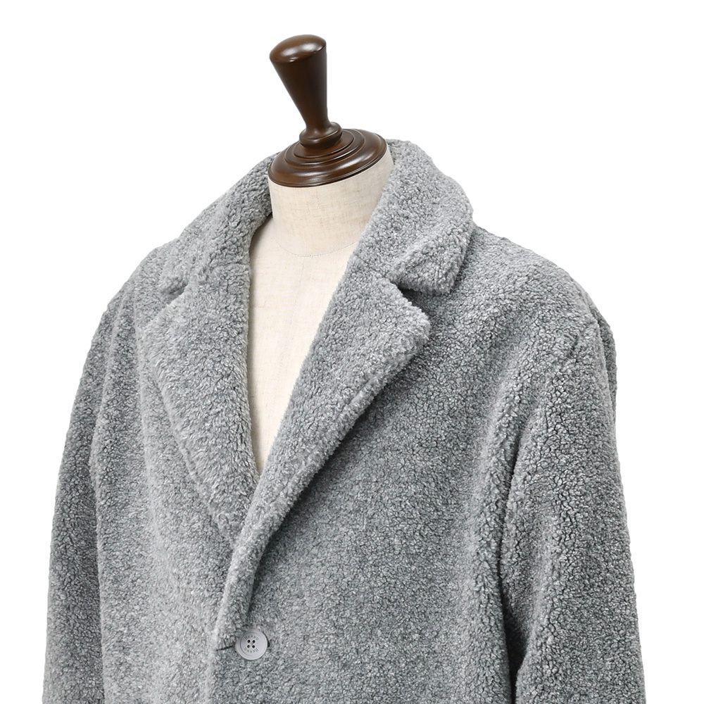 HERNO（ヘルノ） ボアチェスターコート メンズ エコファーアウター