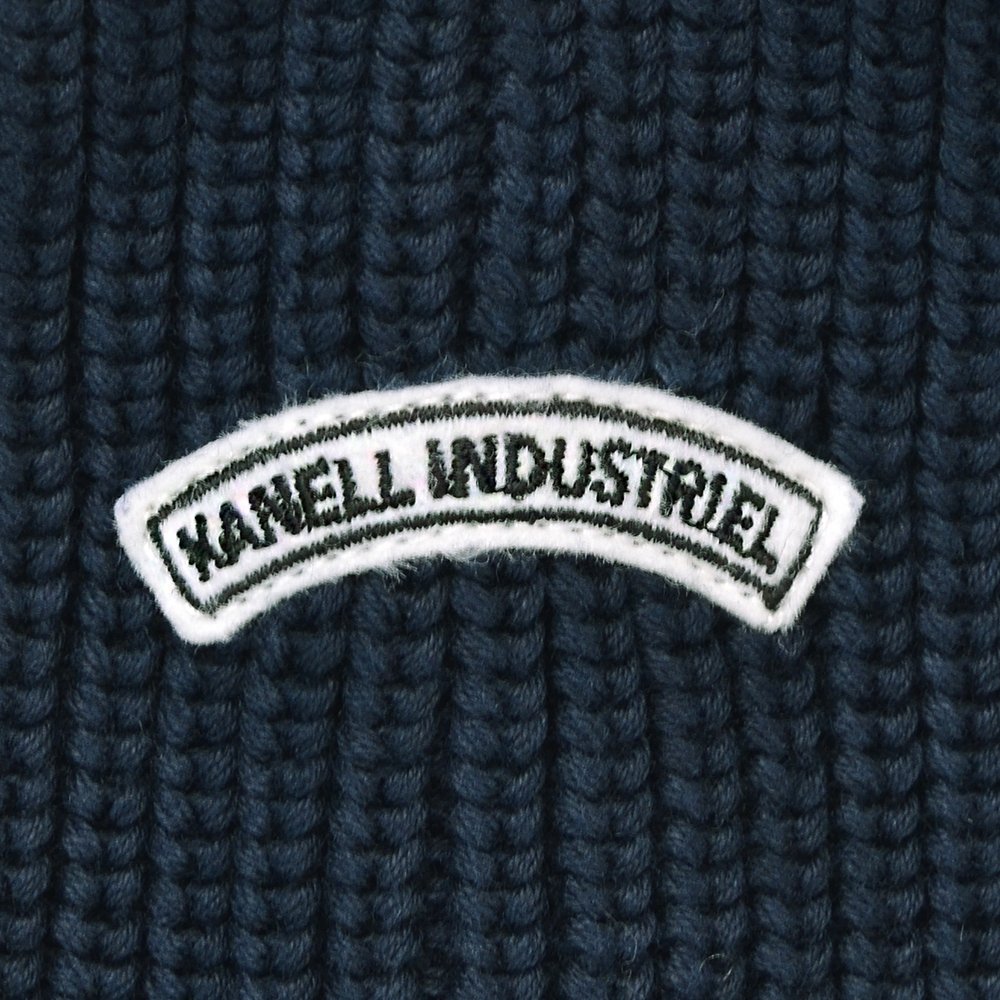 カネル KANELL 長袖ニット メンズ ローゲージセーター リブ編み