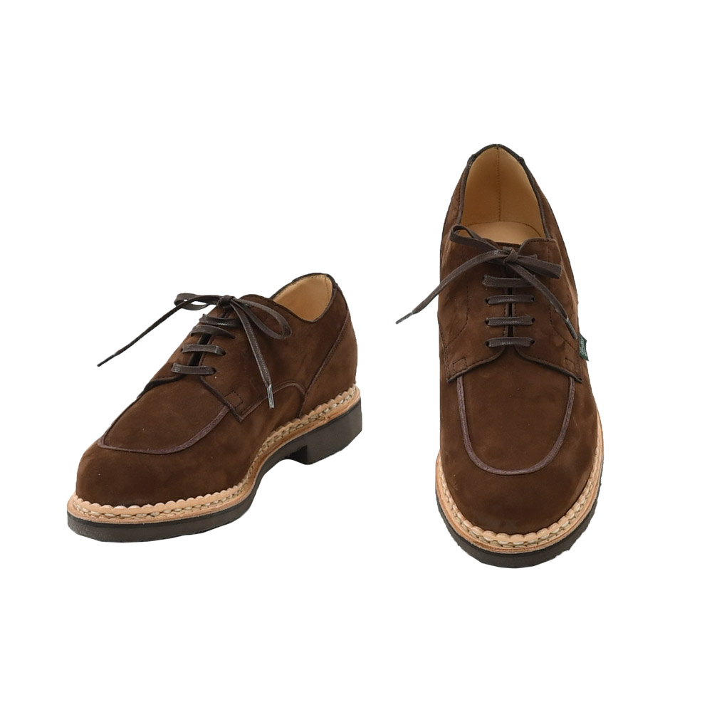 パラブーツ PARABOOT Uチップシューズ メンズ シャンボード CHAMBORD REMY CARRIAT社製ヌバックレザー チョコレート ARIOソール 国内正規品の画像