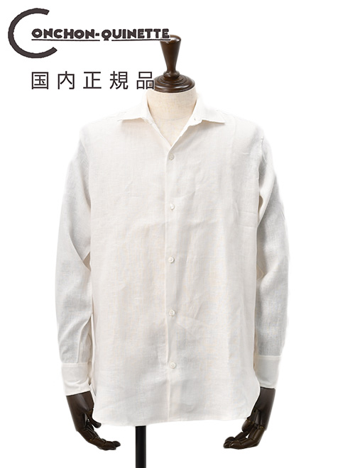 �R���V���� �L�l�b�g CONCHON QUINETTE ���l���V���c �����Y LA CHEMISE FRONCE �� �V���c �z���C�g �� ���l��100�� �t�����X�� �������K�i