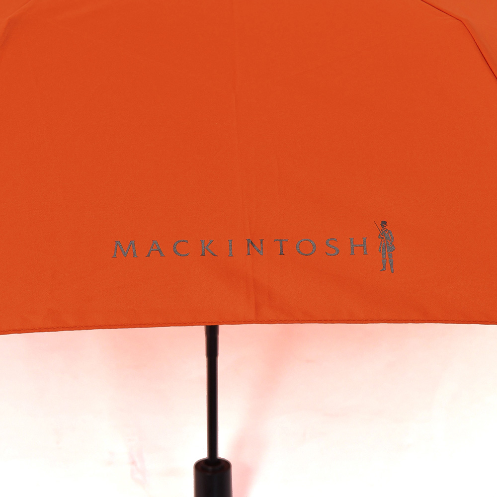 MACKINTOSH 折りたたみ傘 オレンジ Mackintosh（マッキントッシュ） 折り畳み傘 メンズ ワンプッシュ