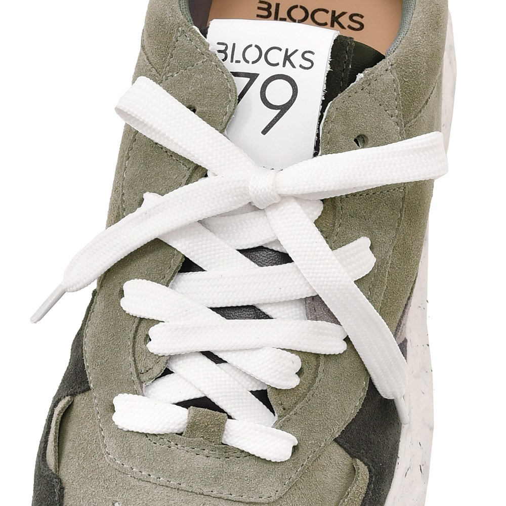 ブロックス79 BLOCKS79 レザースニーカー メンズ レースアップシューズ 