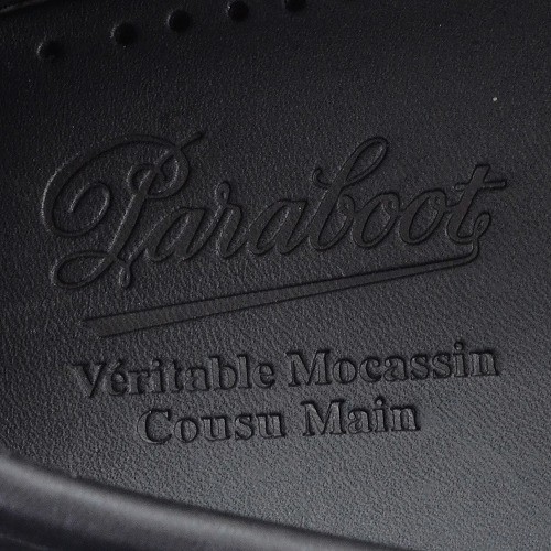 パラブーツ コロー コインローファー ブラック PARABOOT CORAUX 黒革 LISオイルドレザー メンズ 国内正規品 Men'sの画像