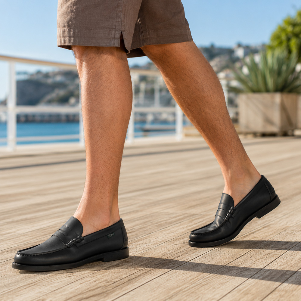 Paraboot（パラブーツ） コロー コインローファー ブラック PARABOOT
