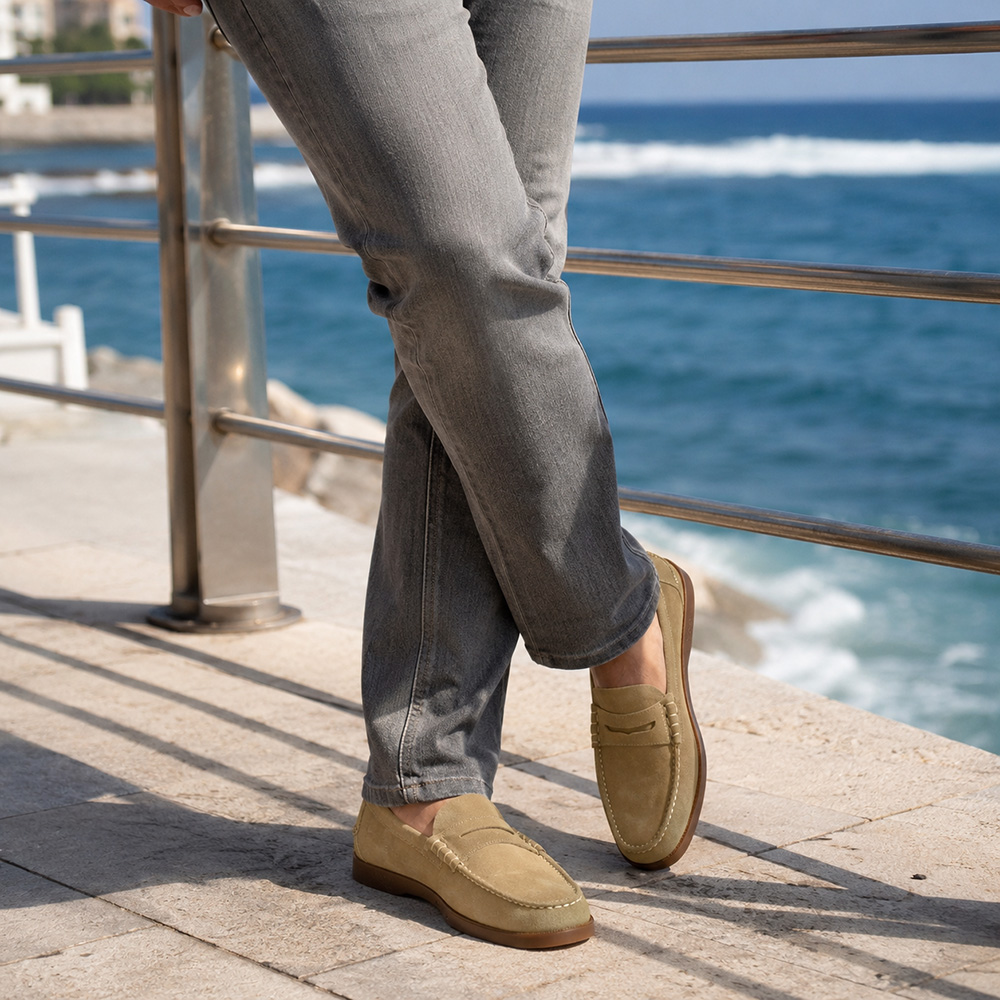 パラブーツ PARABOOT コインローファー メンズ CORAUX コロー ライト