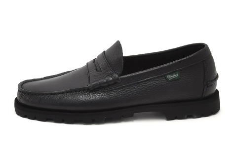パラブーツ PARABOOT コインローファー メンズ CORAUX コロー ブラック 