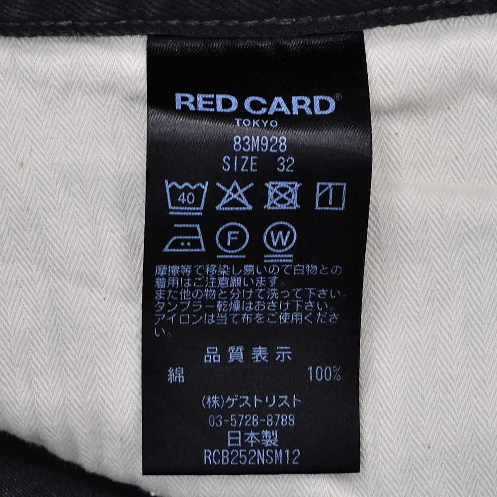 レッドカード トーキョー RED CARD TOKYO デニムパンツ メンズ Dapper