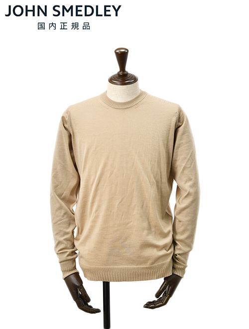 �W�����X���h���[ JOHN SMEDLEY �N���[�l�b�N�j�b�g �����Y �n�C�Q�[�W 30�Q�[�W DORIAN �h���A�� �����m�E�[�� �x�[�W��  ���u�l�b�N  �������K�i