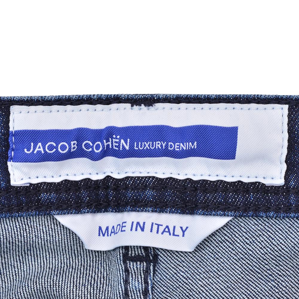 ヤコブコーエン JACOB COHEN デニムパンツ メンズ ストレッチジーンズ BARD バードモデル インディゴブルー スリムストレート ハラコバックパッチ 国内正規品の画像