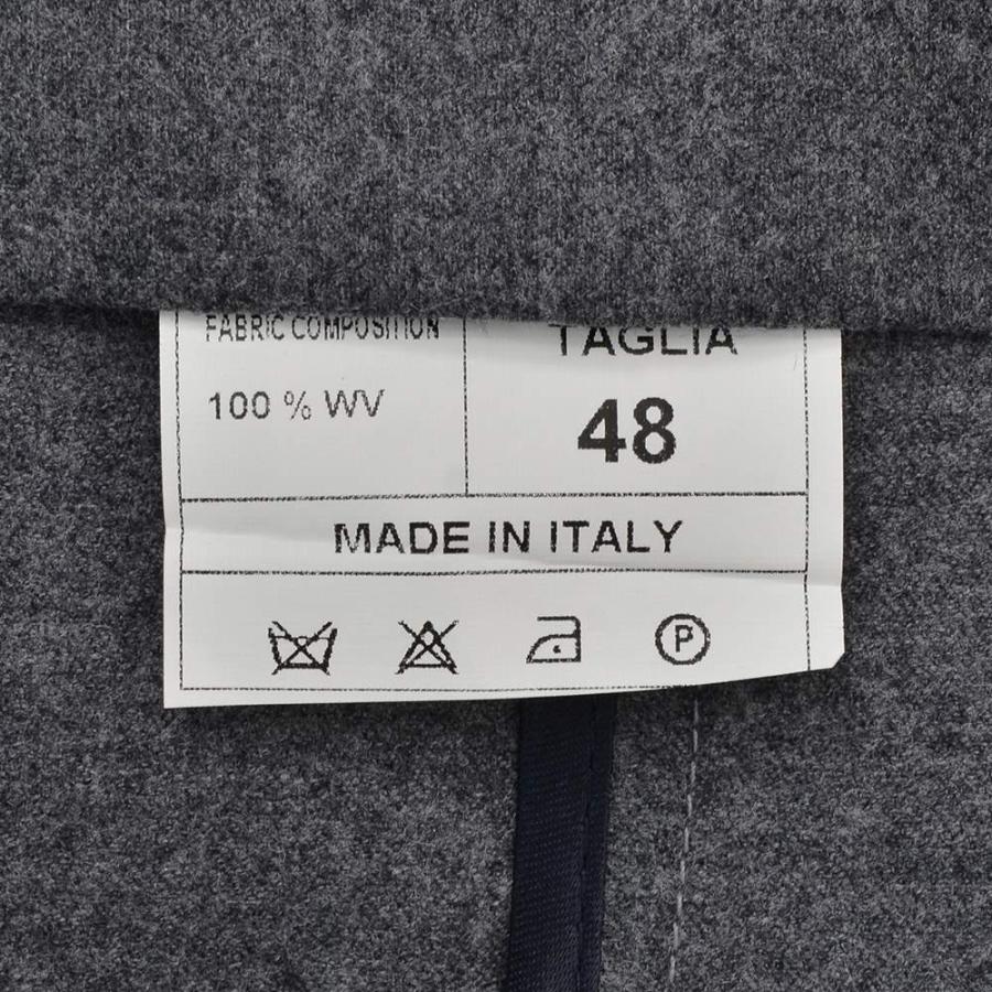 バルバ BARBA カジュアルジャケット メンズ シングル2つ釦 EASY-J1 ウールクロス グレー スリムフィット ノッチドラペル 軽量 イタリア製 国内正規品｜deradera｜11
